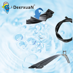 ใบปัดน้ำฝนแบบแบน S169 สำหรับรถยนต์ ใบปัดน้ำฝนกระจกหน้ารถ แบบอเนกประสงค์ ซิลิโคนสีดำ - Product Image 4