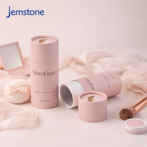 Boîte de maquillage en carton recyclé pour soins de la peau, tube en papier imprimé quadricolore - Product Image 5