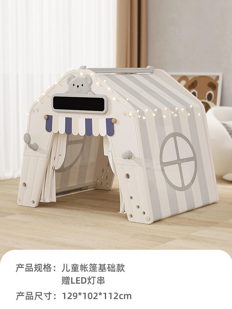 Cottage en cuir-gris basique-sans tapis