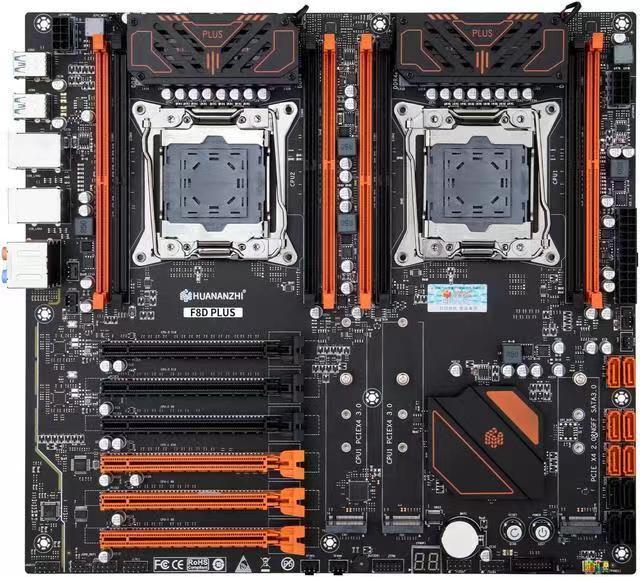 X99-F8D PLUS Dual Channel Motherboard C612 Chipset Artificial Intelligence Rendering AI Game Multi Open CPU E5
