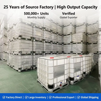 Réservoir IBC de 1000L, nouvelle marque Sucheng, conteneur en plastique moulé par soufflage, réservoir de stockage d'eau, noir/blanc, Shanghai en stock