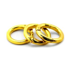 Portachiavi Ilan Gold Split da 25 mm in lega di zinco per chiavi e accessori - Product Image 1