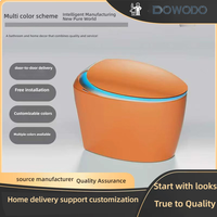 Nouvelle toilette intelligente monobloc avec bidet intégré, siège chauffant, double chasse fiable, facile à assembler (OEM) / WC intelligent moderne