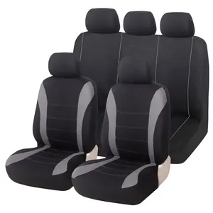 2023 new fashion design custom 4 season polyester 5 seats universal car seat cover full set fabric for bmw, nissan