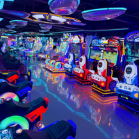 Visite de la voiture de course, machine de jeu dynamique haute définition, grande machine de jeu à pièces, simulateur, salle de jeux d'arcade