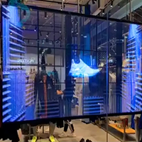 Écran LED transparent P2.5, panneaux LED transparents P2p3, affichage publicitaire