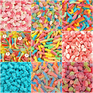 Venta Directa de Fábrica, Caramelos Masticables Halal/Kosher al Por Mayor, Caramelos de Goma con Sabor a Frutas Ácidas, Dulces, Bombones, Caramelos - Product Image 1