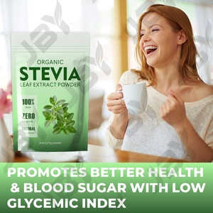 Édulcorant biologique JBY Extrait de stévia en poudre 100% stévioside Compléments alimentaires à base de plantes Poudre de feuilles de stévia verte pure - Product Image 6