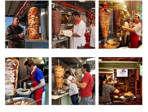 Machine à Kebab Rotatif au Gaz Professionnelle pour Restaurant, Option Barbecue Rotatif, Équipement de Restauration de Rue - Product Image 6