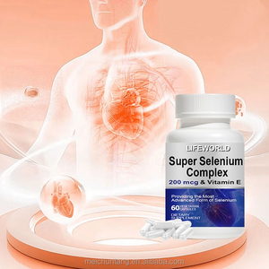Capsules de sélénium et de méthionine, complexe de soutien de la thyroïde avec <span class=keywords><strong>vitamine</strong></span> <span class=keywords><strong>E</strong></span>, antioxydant, énergie, santé du cerveau - Product Image 2