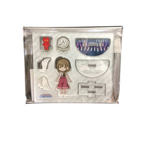 Mini blanco aguamarina moderno casual impreso acrílico exhibición de mesa Standee-buen precio y calidad edición de aniversario hecho en Japón - Product Image 1