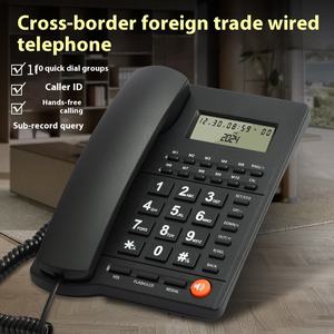 電話電話電話電話電話電話電話電話電話電話電話の速度ダイヤルとバッテリーフリーで固定電話を使用 - Product Image 4