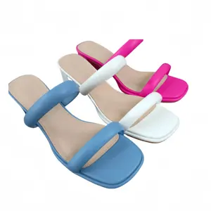 Atemdichte und leichte dicke Damensandalen mit rutschfesten Höhezuwachs für den Sommer elegante Ferse Sandalen