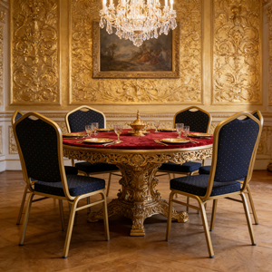 Modern High Densty Molded Foam and Metal Frame High Back End Event Stacking Stainless Steel Hotel <strong>Banquet</strong> <strong>Chairs</strong> - Product Image 1