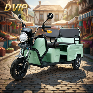 Bicicleta Eléctrica de Doble Uso para Pasajeros y Carga, Nueva, Estándar <span class=keywords><strong>Nacional</strong></span>, Triciclo Eléctrico de 60v, Venta al Por Mayor de Fábrica - Product Image 1