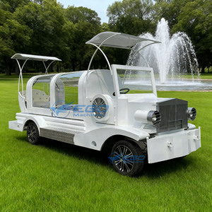 Carroza Fúnebre Eléctrica Retro de Estilo Europeo de Alta Calidad con Remolque XCEGO para Transporte Especializado - Product Image 6