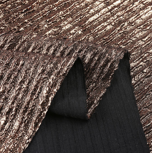 Velours lavé 100% polyester froissé avec feuille d'or <span class=keywords><strong>pour</strong></span> robes, gowns, écharpes, jouets DIY et vêtements de cérémonie - Product Image 5