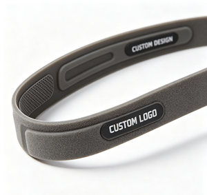 Elastic Silicone Sports Sweat Guild <b>Headband</b> Non-Slip Sweat-Wicking Quick Dry <b>Thin</b> Hair Band for Running Fitness Workouts - Product Image 1