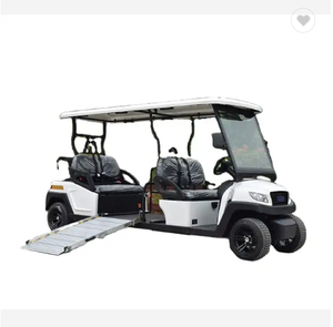 Carrito de <span class=keywords><strong>Golf</strong></span> Eléctrico para Discapacitados, Silla de Ruedas de 4 Plazas, Luces LED de Alta Calidad, Motor Japonés, Controlador Estadounidense, Batería Italiana, Eje Italiano - Product Image 1