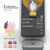 Nouvelle machine à crème glacée molle commerciale 2L machine à crème glacée à réservoir unique automatique électrique Slush Smoothie pour un usage domestique