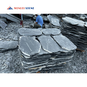 Tremplin en ardoise Pavé de pelouse Tremplin antidérapant noir - Product Image 1