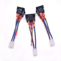 Harnais de nouvelle énergie personnalisé avec interrupteur de prise de courant alternatif à 3 broches Fabrication de harnais de connecteur électronique isolé en PVC