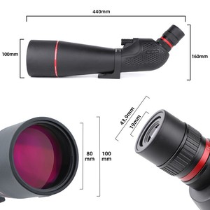Longue-vue d'observation des oiseaux OEM 20-60x80 HD BAK4 longue portée avec trépied - Product Image 6