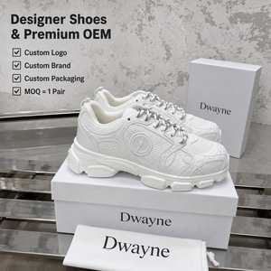 Zapatillas de Diseño de Lujo 2026 para Hombre y Mujer, de Alta Calidad, en Cuero y Malla, con Plataforma, Estilo Deportivo Casual, Totalmente Blancas, Nuevas - Product Image 1
