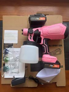 <span class=keywords><strong>Pistola</strong></span> <span class=keywords><strong>de</strong></span> <span class=keywords><strong>Pintura</strong></span> Eléctrica Inalámbrica sin Aire <span class=keywords><strong>de</strong></span> 1000 ml <span class=keywords><strong>con</strong></span> Control <span class=keywords><strong>de</strong></span> Flujo y Limpieza - Product Image 5