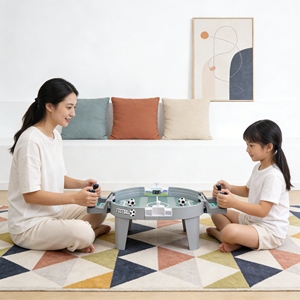 Juego de <span class=keywords><strong>Futbol</strong></span>ín de Mesa Compacto de Plástico al por Mayor, Equipo de <span class=keywords><strong>Futbol</strong></span>ín de Mesa que Ahorra Espacio para Salas de Estar Pequeñas - Product Image 3