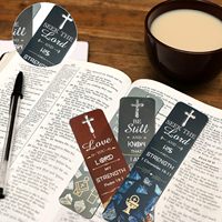 Signets de versets bibliques avec marqueur de livre d'inspiration prière religieuse signets de citation inspirante biblique