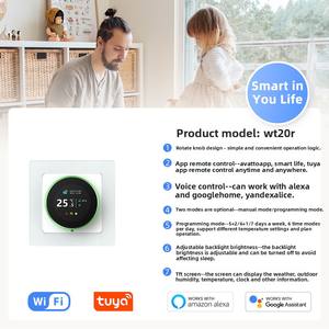 Tuya saklar termostat WiFi cerdas, tombol <span class=keywords><strong>Remote</strong></span> pengatur waktu dapat diprogram untuk pemanas lantai listrik untuk desain batang kontrol aplikasi Android rumah - Product Image 2