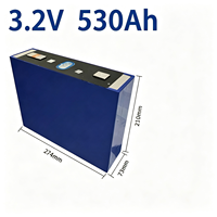 Nouvelle cellule prismatique au phosphate de fer et de lithium 3,2 V 530 Ah de qualité A à longue durée de vie pour système solaire, véhicule électrique, marine
