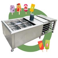 Machine à glaces industrielle pour bâtonnets ronds, sucettes glacées, moules italiens pour palettes de glace, modèle 2023