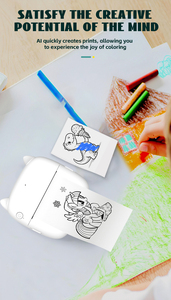 Máy in nhãn dán mini AI Voice, in không mực, máy in nhãn dán nhiệt di động, hộp máy in nhãn dán mini không mực hoạt động bằng giọng nói - Product Image 4