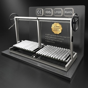 Auténtica Parrilla Santa María Comercial e Industrial <span class=keywords><strong>Argentina</strong></span> Tradicional con Rejilla <span class=keywords><strong>de</strong></span> Elevación Manual para Hoguera <span class=keywords><strong>de</strong></span> Jardín - Product Image 5