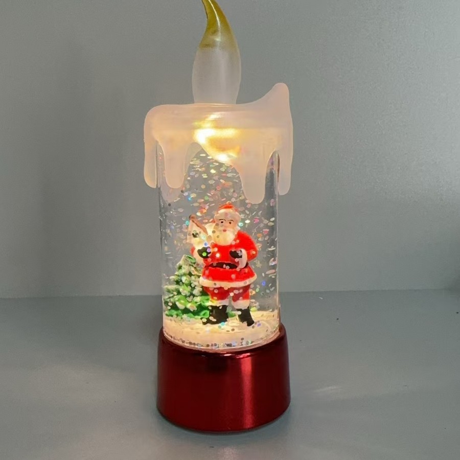 Small water wax red base snowman
