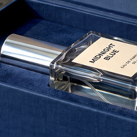 Confezione Regalo Personalizzata Blu per Colonia e Collezione di Fragranze, Scatola Magnetica con Scatola di Carta per Profumo e Scatola Espositiva per Profumo