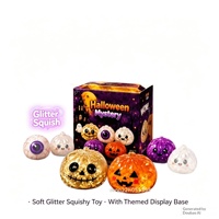 Nouveau produit transfrontalier : Jouet anti-stress Squishy Fantôme d'Halloween en caoutchouc, emballage en boîte, directement du fabricant, prêt à l'emploi