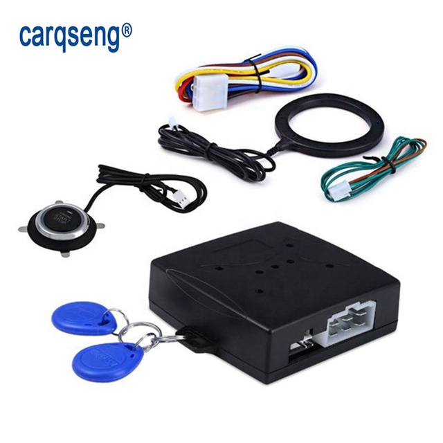 Smart Car Auto Car Alarm Engine RFID Lock Ignition Keyless Entry System Starter Anti-theft Car Immobilizer
