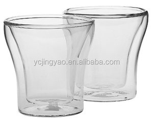 Bicchiere in <span class=keywords><strong>Vetro</strong></span> Borosilicato a Doppia Parete Personalizzato Fatto a Mano per Shot/Espresso, Ideale come Regalo Aziendale - Product Image 3