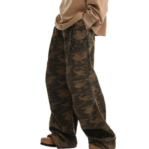 Wholesale Price Custom logo Fashion Streetwear Hip Hop Camouflage Multi-pocket <b>Cargo</b> <b>Pants</b> - Product Image 4