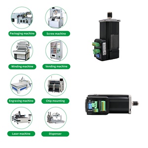 IHSV60-30-40-48 400W 48VDC 3000rpm 1.27NM มอเตอร์เซอร์โวแบบรวมพร้อมตัวเข้ารหัส 1000 ไลน์ - Product Image 5
