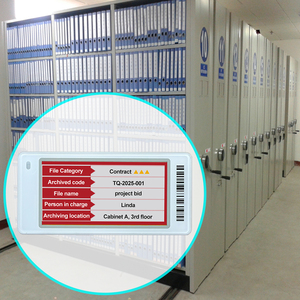 ป้ายชื่อติดโต๊ะแบบ E-Paper พร้อม NFC+หน้าจอ E Ink แสดงผล ประหยัดพลังงาน ระบบตรวจสอบอิเล็กทรอนิกส์ ป้ายชั้นวางสินค้าแบบอิเล็กทรอนิกส์ ESL สำหรับป้ายชื่อ - Product Image 1