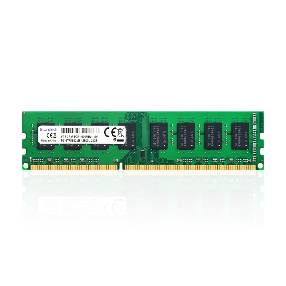 Storeskill wholesale computer parts DDR3 4GB 8GB memoria ram 1333mhz 1600mhz 240pin 1.35V/1.5V wide/thiner ram for pc