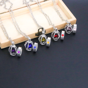 10 designs de colliers et bagues Anime Madoka 5 Color <span class=keywords><strong>Soul</strong></span> Gem, en promotion, pour cadeau et cosplay - Product Image 4