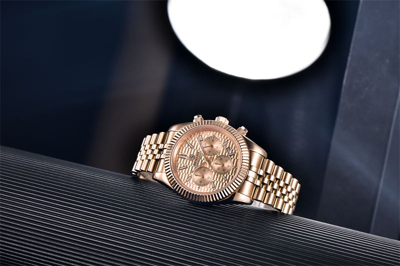 BENYAR acier inoxydable étanche sport Quartz hommes montre haut marque mode chronographe horloge de luxe Relogio Masculino