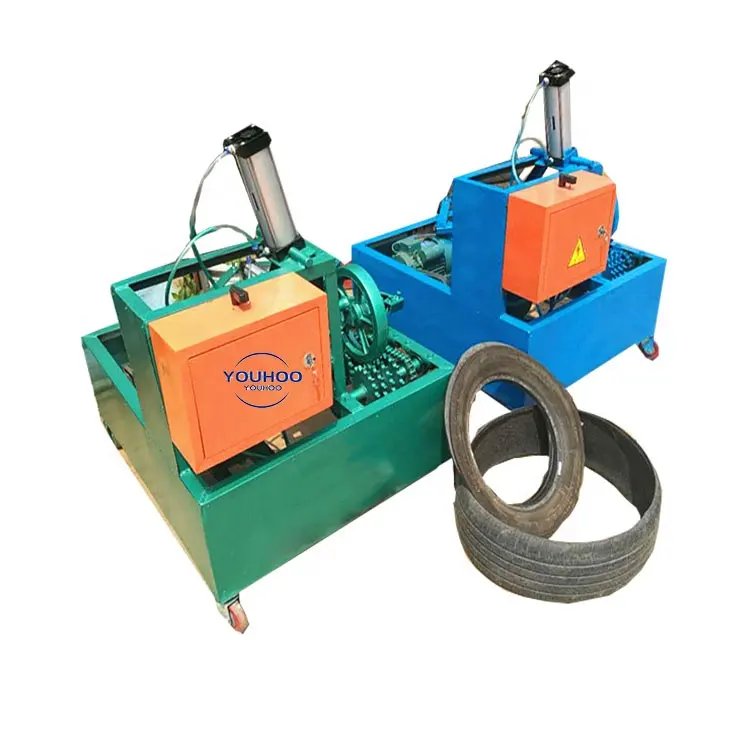 new design motorcycle rubber tire ring cutter sidewall tire cutting machine tyre recycling