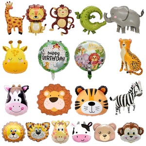 Nouveau ballon jouet en <span class=keywords><strong>film</strong></span> <span class=keywords><strong>d</strong></span>'aluminium à tête <span class=keywords><strong>d</strong></span>'animal de 18 pouces, tête de tigre et tête de lion en forme de fête <span class=keywords><strong>d</strong></span>'anniversaire <span class=keywords><strong>d</strong></span>écoration ballons jouets - Product Image 3