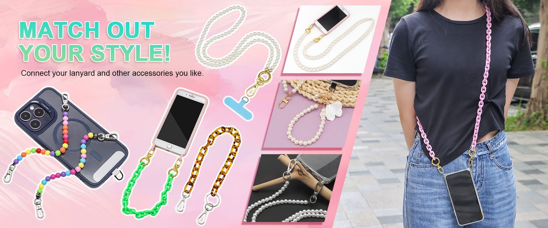 Cordino Per Cellulare Da Polso | Regolabile Con Patch Metallo | Per Outdoor